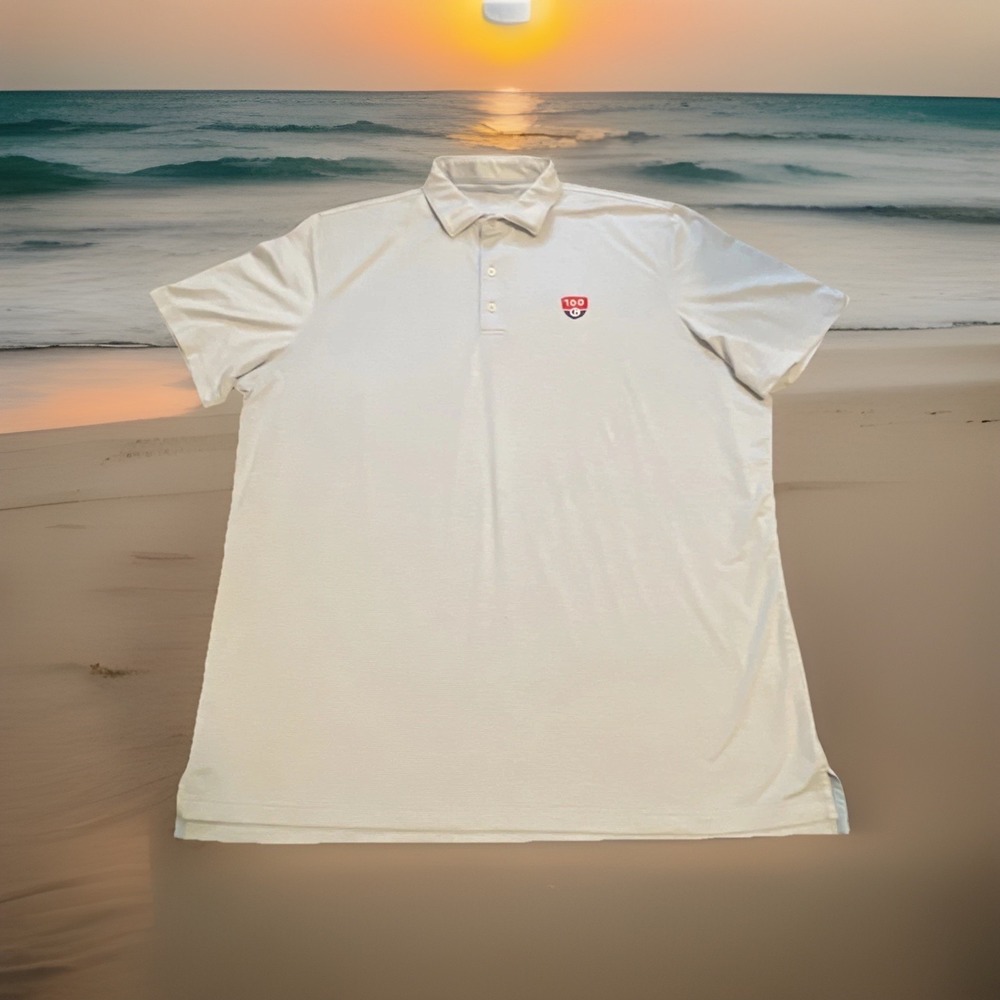 Johnnie O Men's XXL Performance Golf Polo 100 Logo EUC